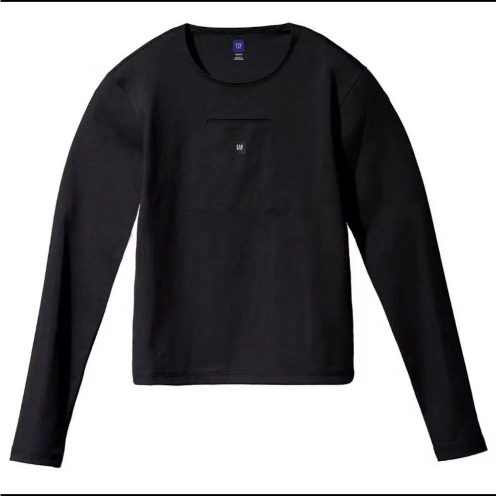 Gap Long Sleeved Second Skin Black Size S